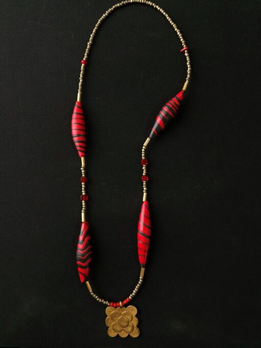Red & Black Necklace - Image 3
