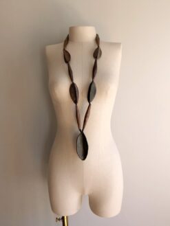 Alternative view of Brown Necklace (Adjustable Length)