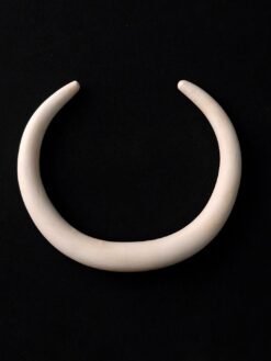 Vegan Ivory Collar Necklace - Size Small