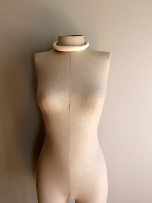 Vegan Ivory Collar Necklace - Size Small - Image 2