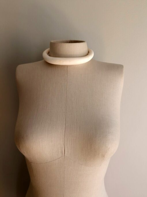 Vegan Ivory Collar Necklace - Size Small - Image 3