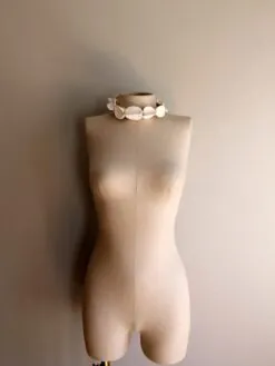Alternative view of Vegan Ivory Pod Necklace (Adjustable Length)