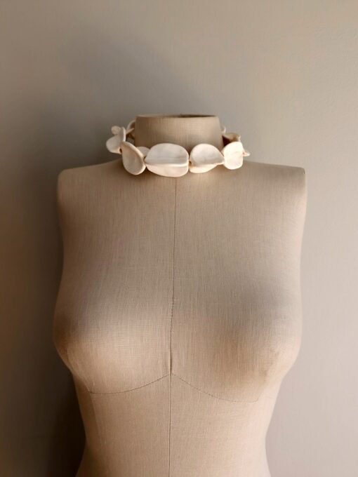 Vegan Ivory Pod Necklace (Adjustable Length) - Image 3