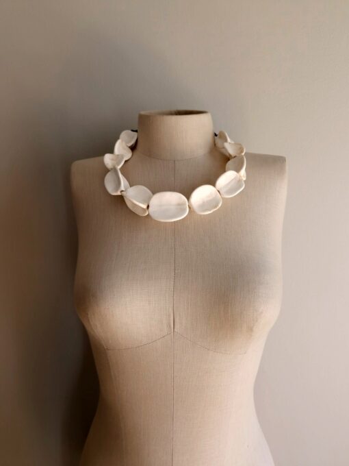 Vegan Ivory Pod Necklace (Adjustable Length) - Image 5