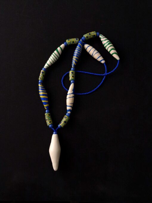 Blue & White Necklace - Image 3