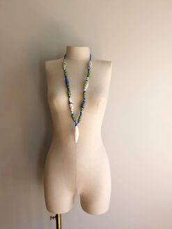 Alternative view of Blue & White Necklace