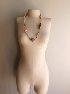 Alternative view of Pink & White Necklace