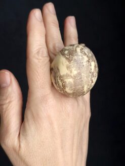 Vegan Ivory Ring - Size 8