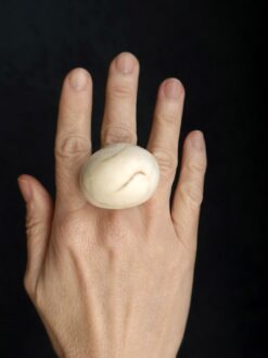 Vegan Ivory Ring - Size 7