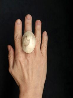 Alternative view of Vegan Ivory Ring - Size 6.5