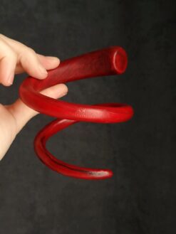 Alternative view of Red Snake Cuff - Size L