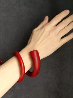 Red Snake Cuff - Size L
