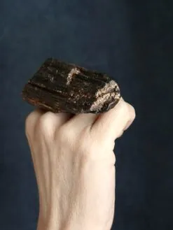 Alternative view of Black with Gold Sheen Ring - Size 8.5