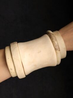 Vegan Ivory Bangle Set (Set of 5) - Size M