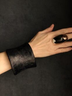 Alternative view of Black Bangle - Size XL