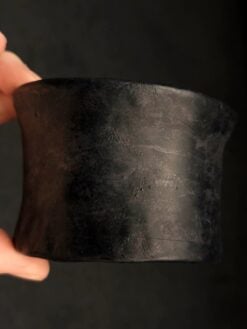 Alternative view of Black, Red & Vegan Ivory Bangle Set (Set of 5) - Size M