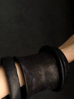 Black Bangle Set (Set of 4) - Size XL