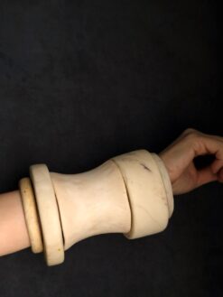 Vegan Ivory Bangle Set (Set of 5) - Size M