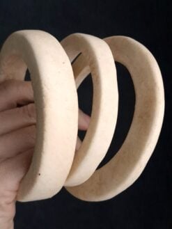 Alternative view of Vegan Ivory Bangle Set (Set of 4) - Size L - XL