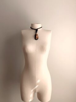 Alternative view of Orange River Crystal Necklace (Adjustable Length)