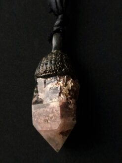 Alternative view of Orange River Crystal Necklace (Adjustable Length)