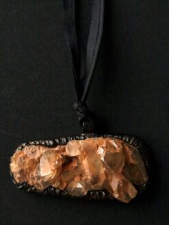 Alternative view of Orange River Crystal Necklace (Adjustable Length)