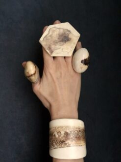 Alternative view of Vegan Ivory Cuff - Size S
