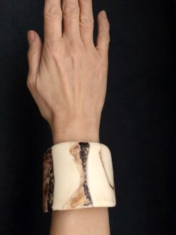 Vegan Ivory Cuff - Size Large