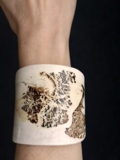 Vegan Ivory Flat Cuff - Size M