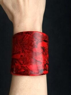 Red & Black Flat Cuff - Size M