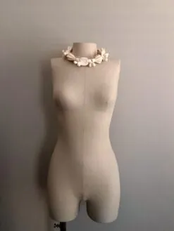 Alternative view of Vegan Ivory Necklace (Adjustable Length)