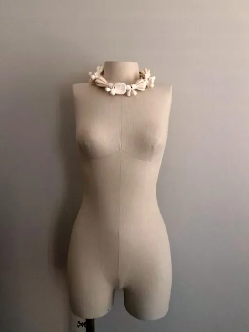 Vegan Ivory Necklace (Adjustable Length) - Image 2