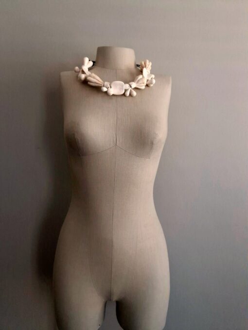 Vegan Ivory Necklace (Adjustable Length) - Image 4