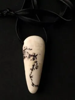 Vegan Ivory Necklace (Adjustable Length)