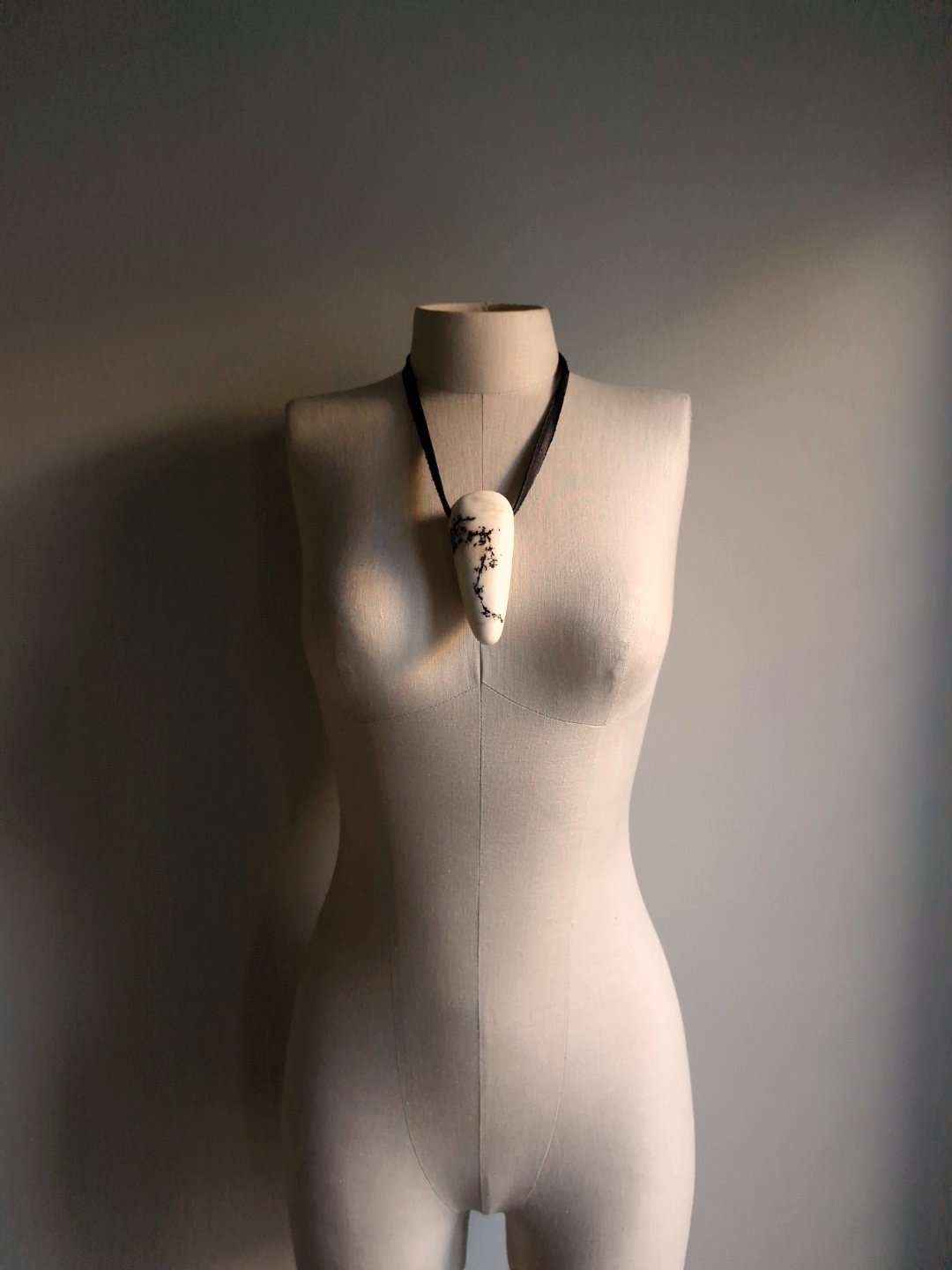 Vegan Ivory Necklace (Adjustable Length) - Image 2