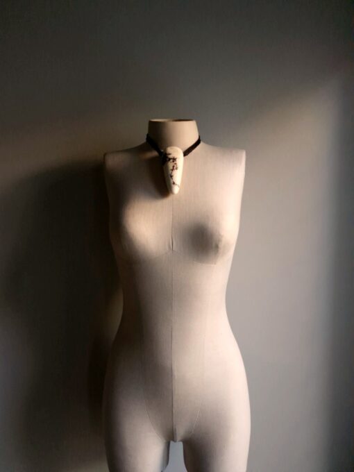 Vegan Ivory Necklace (Adjustable Length) - Image 4