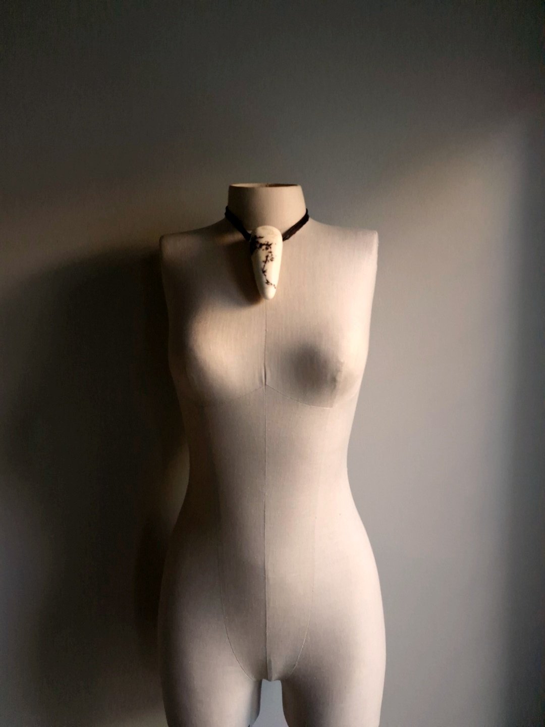 Vegan Ivory Necklace (Adjustable Length) - Image 4