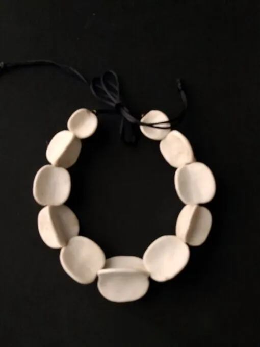 Vegan Ivory Pod Necklace (Adjustable Length)