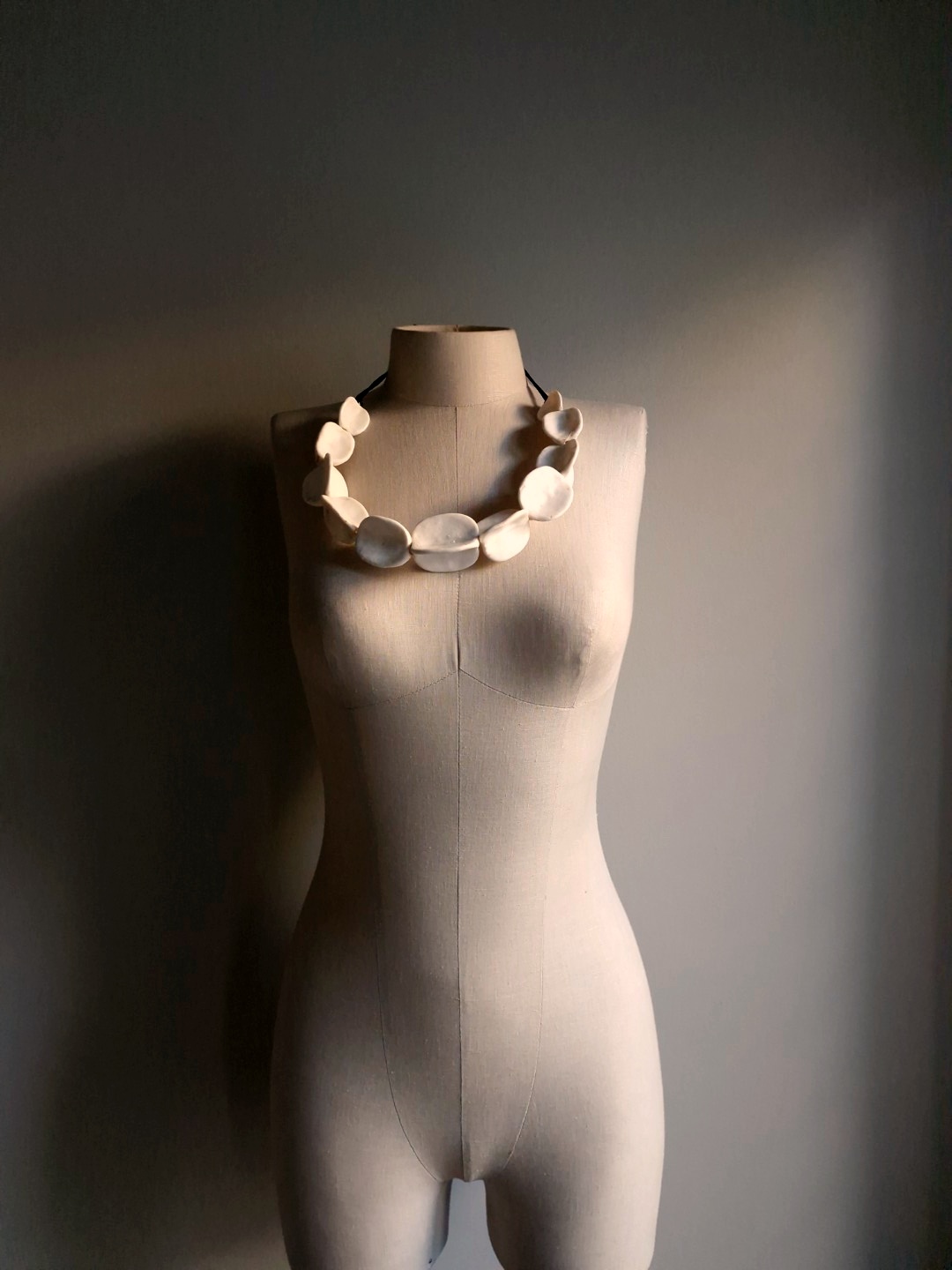 Vegan Ivory Pod Necklace (Adjustable Length) - Image 2