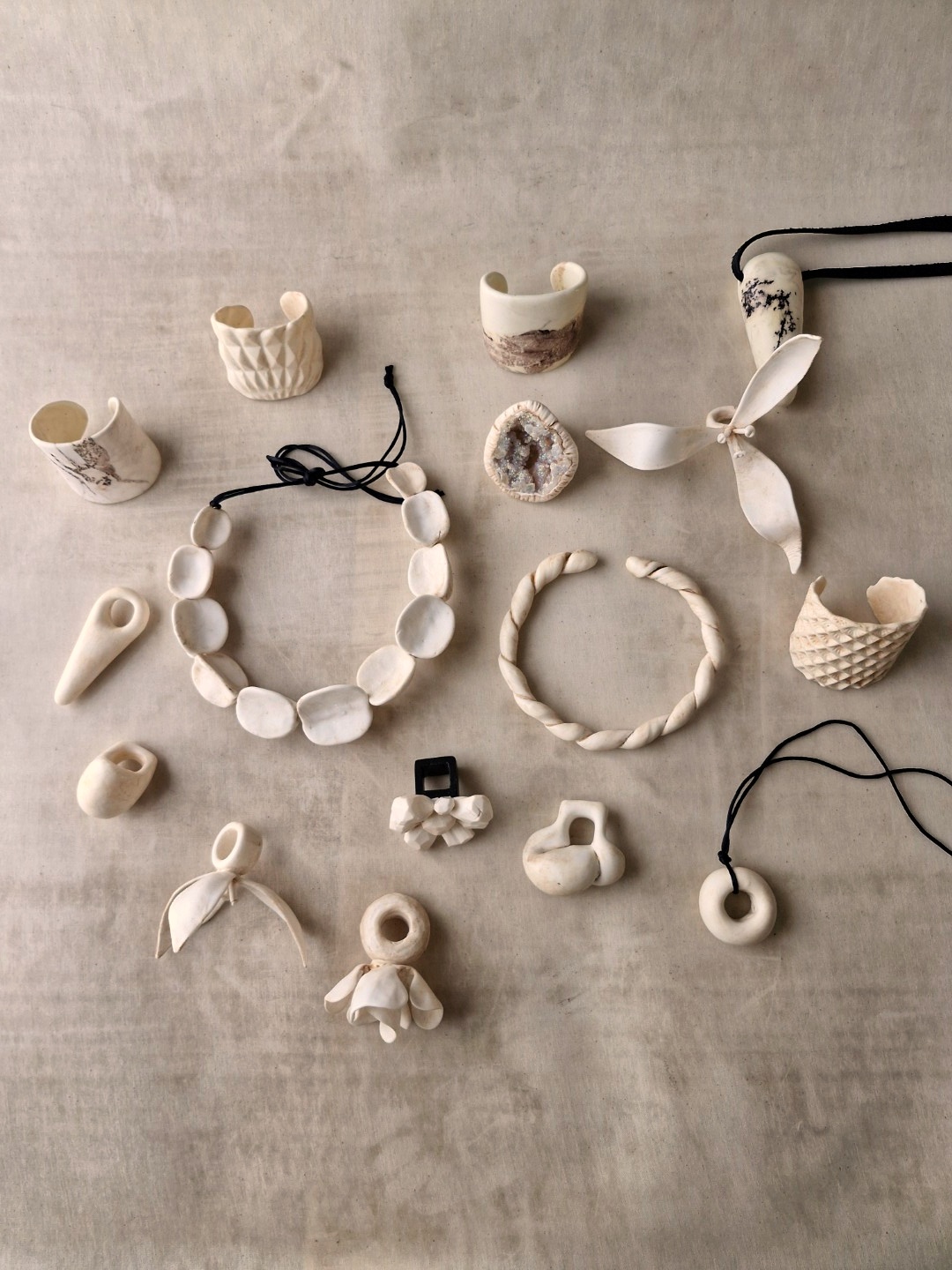 Vegan Ivory Pod Necklace (Adjustable Length) - Image 4