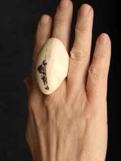 Vegan Ivory Ring - Size 8.5