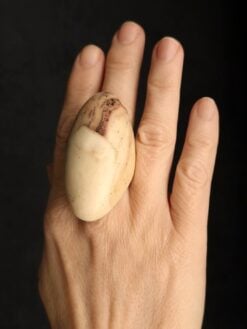 Vegan Ivory Ring - Size 7