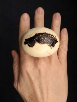 Vegan Ivory Ring - Size 7.5