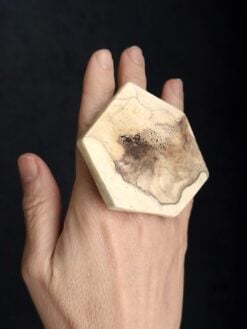 Alternative view of Vegan Ivory Ring - Size 9