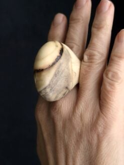 Vegan Ivory Ring - Size 8