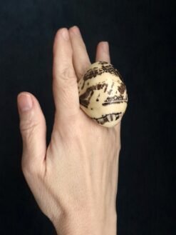 Alternative view of Vegan Ivory Ring - Size 7.5