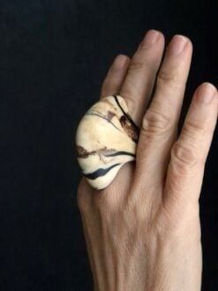 Vegan Ivory Ring - Size 8.5