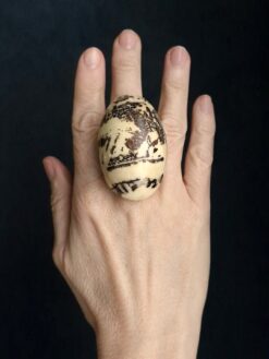 Vegan Ivory Ring - Size 7.5