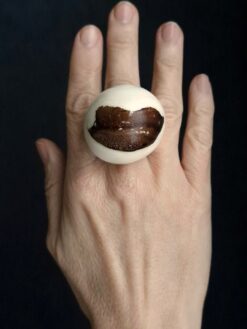Vegan Ivory Ring - Size 7