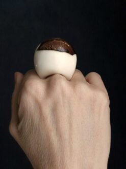 Alternative view of Vegan Ivory Ring - Size 7